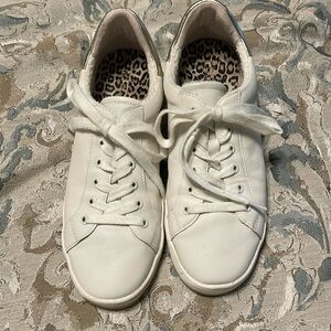Chico’s leather tennis shoes